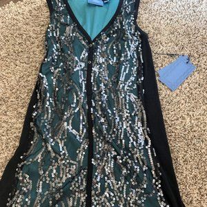 Blue and Black dress